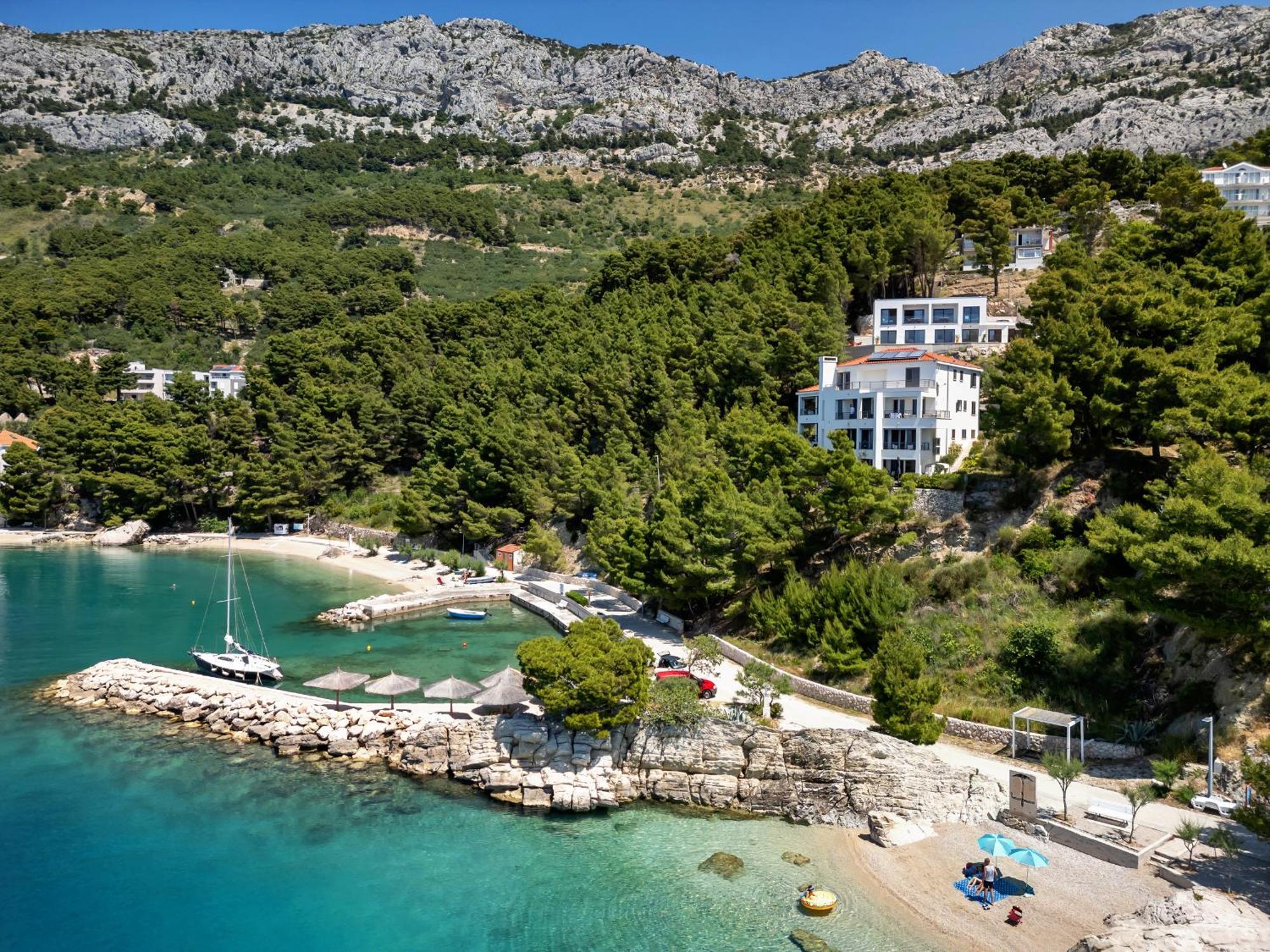 Villa Lito - Only 50M From Sea! - Makarska Exklusiv 브렐라 외부 사진