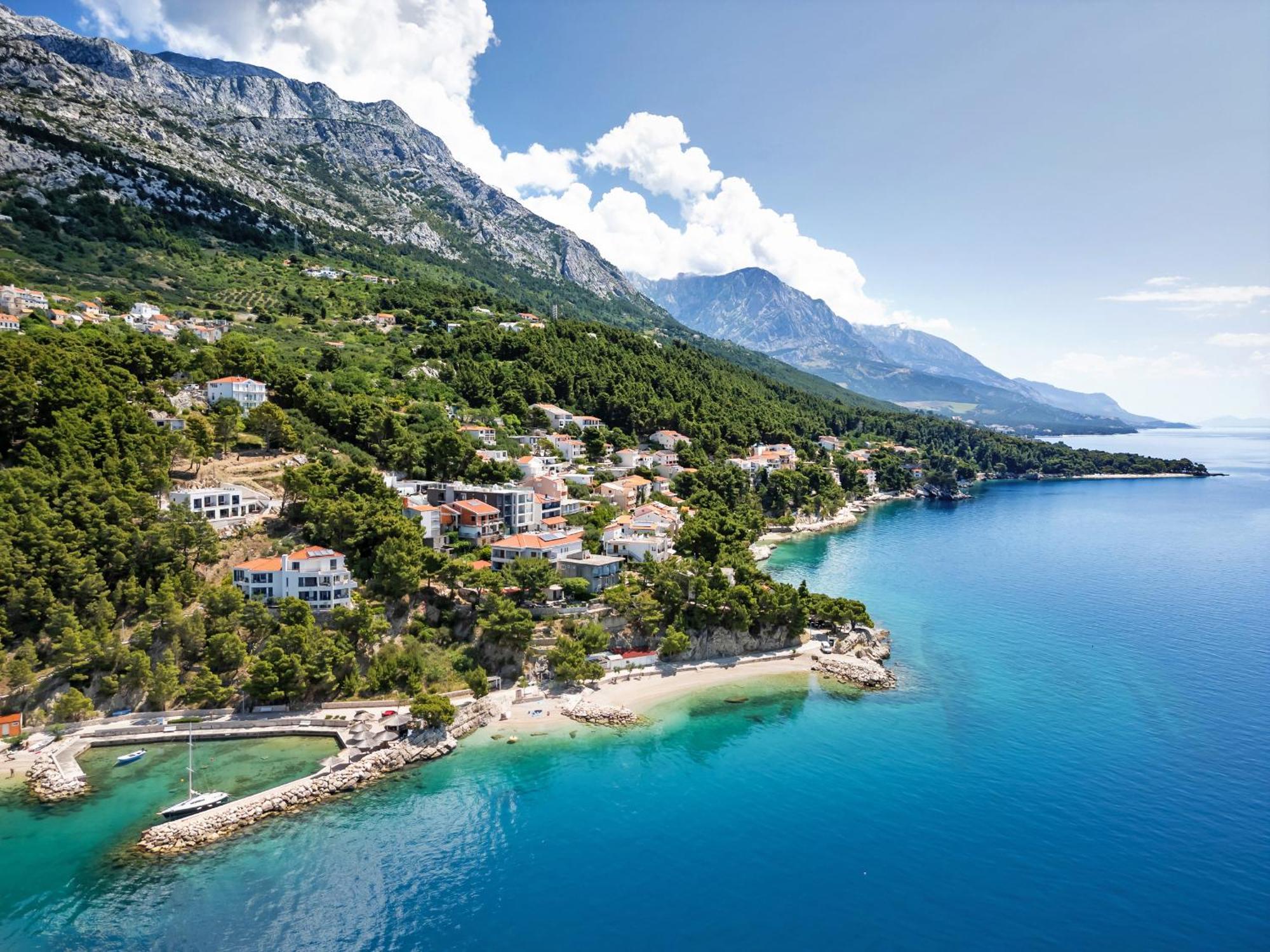 Villa Lito - Only 50M From Sea! - Makarska Exklusiv 브렐라 외부 사진