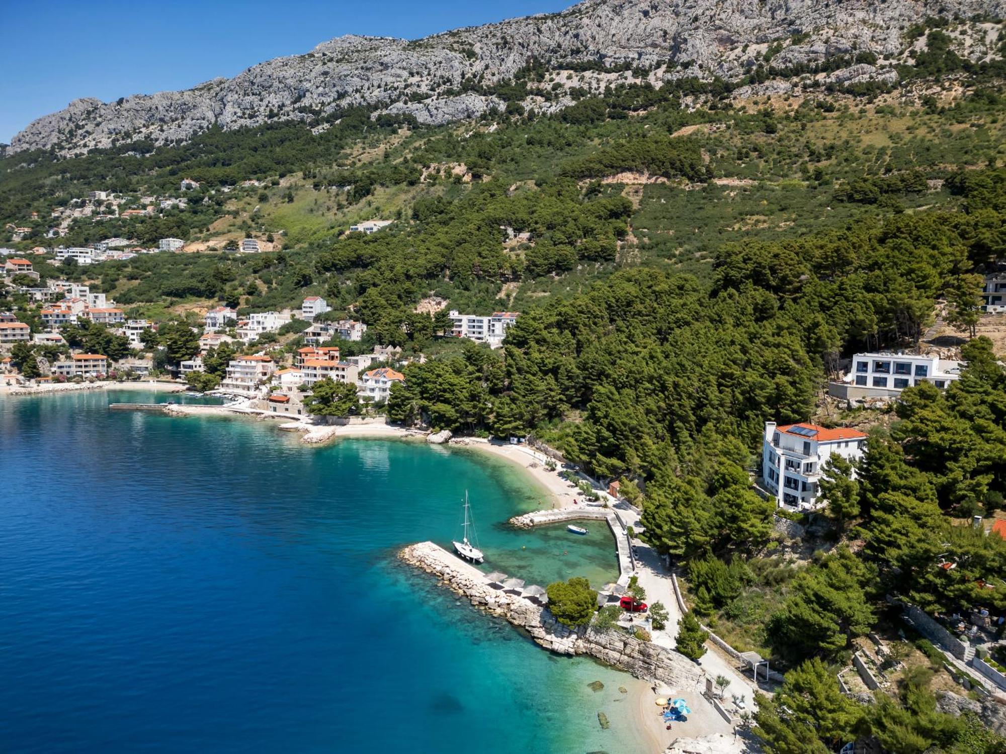 Villa Lito - Only 50M From Sea! - Makarska Exklusiv 브렐라 외부 사진